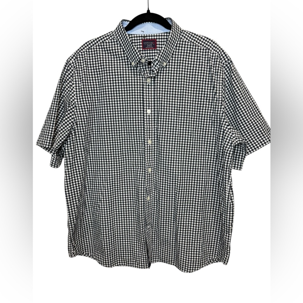 UNTUCKit Black and‎ White Gingham Shirt
